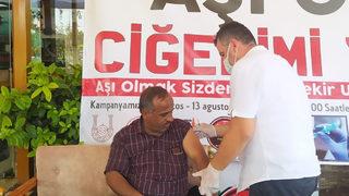 Aşıya bir teşvik de kebapçıdan: Aşı ol ciğerimi ye