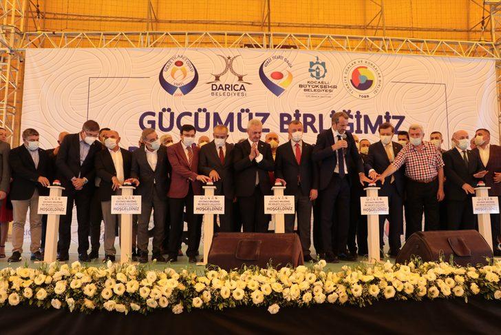 TBMM Başkanvekili Akar ve TOBB Başkanı Hisarcıklıoğlu, Kocaeli'de temel atma törenine katıldı G3