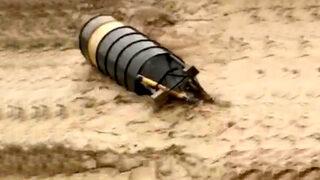 Sinop'taki felakette beton santralinin sel sularına kapıldığı anlar böyle görüntülendi