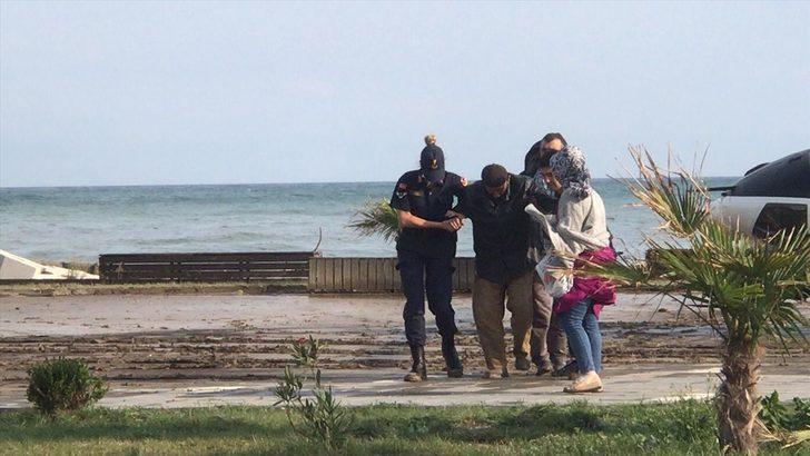 Ayancık ilçesinde selden zarar gören bölgeler TSK helikopterinden görüntülendi G3