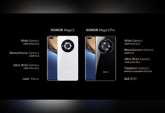 Honor Magic 3 ve Magic 3 Pro özellikleri