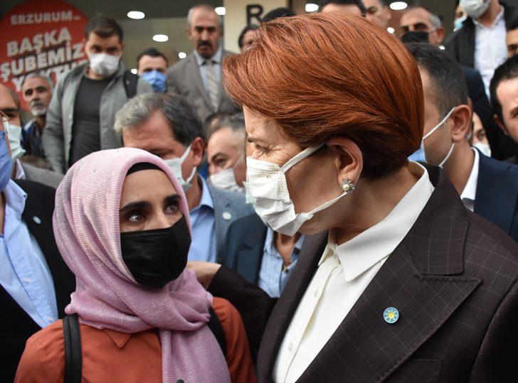 İYİ Parti Genel Başkanı Akşener, Erzurum'da esnaf ziyaretinde bulundu G1