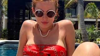 Benjamin Mascolo nişanlısı Bella Thorne'un yataktaki çıplak hallerini paylaştı