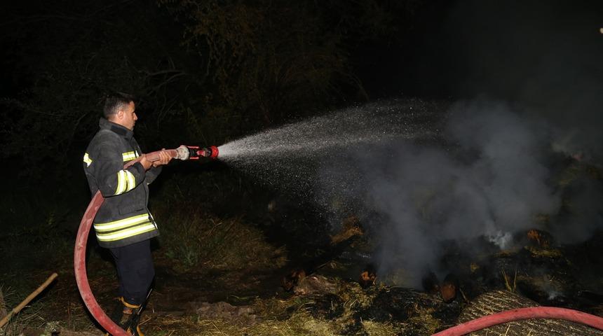 Erzurum’da çıkan ot yangını itfaiye ekiplerince söndürüldü