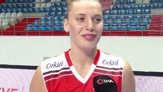 Cansu Özbay: Güney Kore maçı çok güzel bir tecrübe oldu