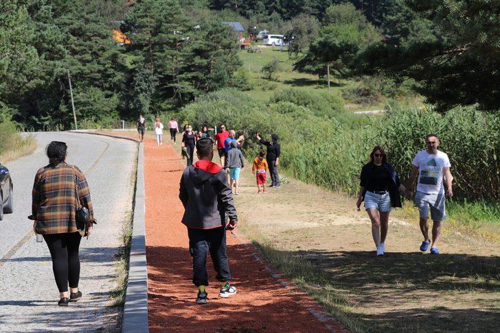 Abant'ta hafta sonu yoğunluğu yaşanıyor G1