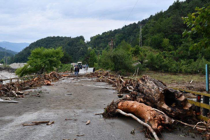 Kastamonu'nun Çatalzeytin ilçesinde selin etkileri ortaya çıktı G1