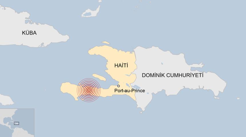 Haiti'de 7.2 b&uuml;y&uuml;kl&uuml;ğ&uuml;nde deprem: Can kayıpları olduğu a&ccedil;ıklandı