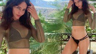 Hande Ataizi kendisinden 21 yaş küçük sevgilisiyle önce tekneden sonra balkondan paylaştı