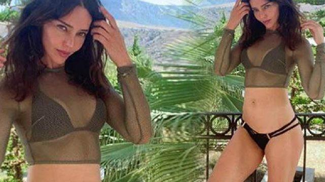 Hande Ataizi kendisinden 21 yaş küçük sevgilisiyle önce tekneden sonra balkondan paylaştı