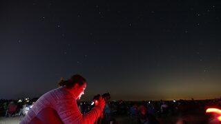 Karacabey Longozu'nda 2 bin kişi meteor yağmurunu izledi