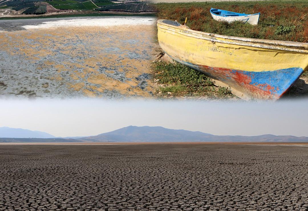 Marmara G&ouml;l&uuml;'nden i&ccedil; karartan fotoğraflar! "Tamamen kurudu"