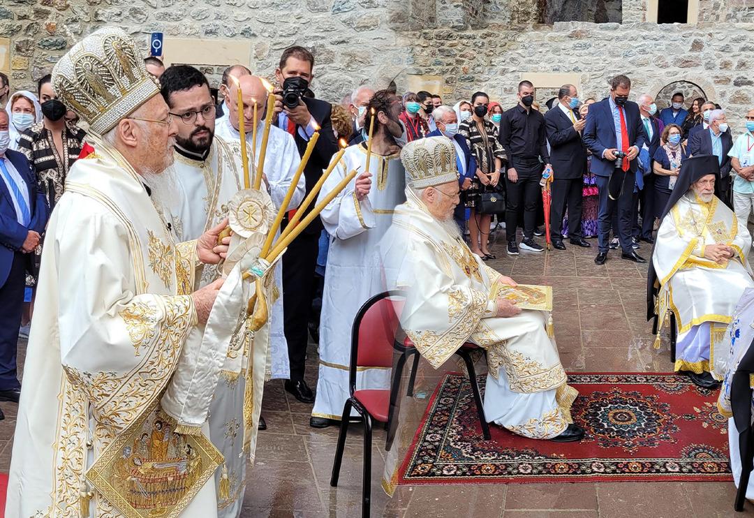 S&uuml;mela Manastırı&rsquo;nda ayin d&uuml;zenlendi