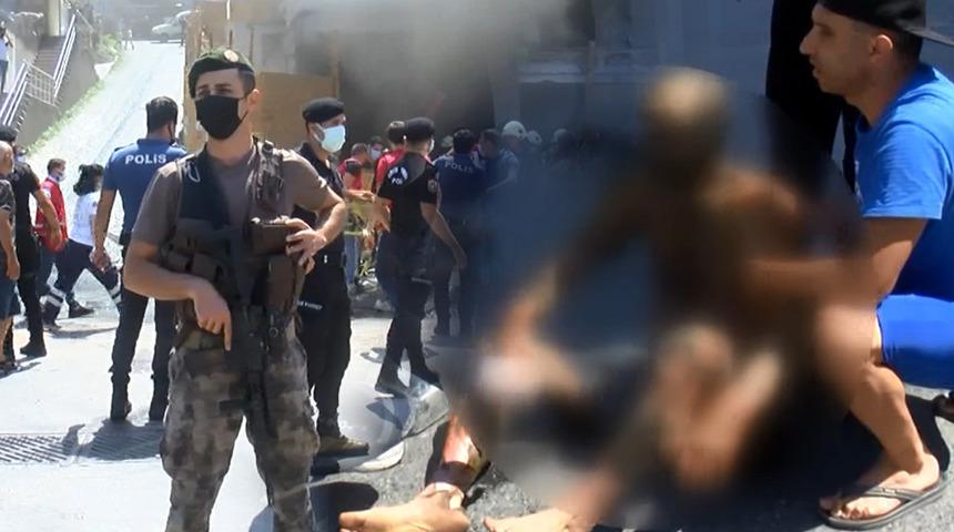 Beyoğlu'nda inşaatta yangın! 5 yaralı