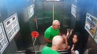 Asansörde kızına tokat atan kişi gözaltına alındı