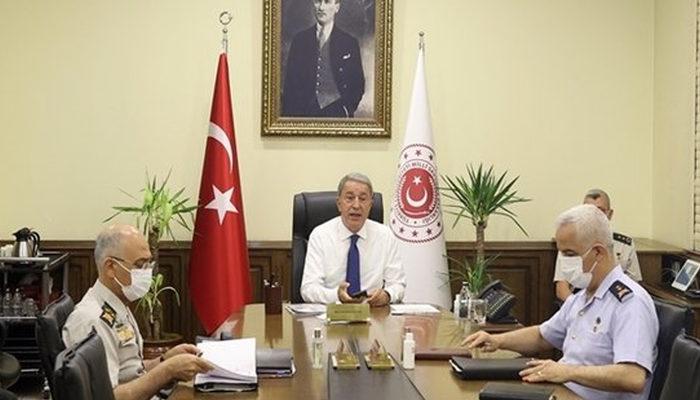 MSB'de Afganistan toplantısı! Milli Savunma Bakanı Hulusi Akar: Önceliğimiz personelin güvenliği