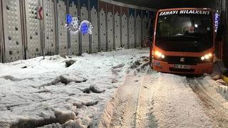 Ağustos ayında şaşkına çeviren görüntü! Her yer beyaza büründü