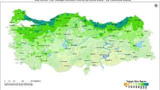 Meteoroloji'den korkutan harita! Yağışlarda son 60 yılın en düşük seviyesi