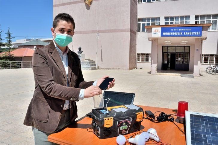 Hitit Üniversitesi depremzedelerin yaşam şansını artırmak için çanta geliştirdi G2