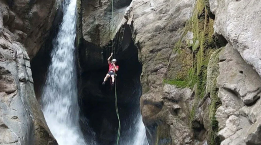 Osmaniye’de doğa harikası Çona Kanyonu’nda 12 şelale keşfedildi