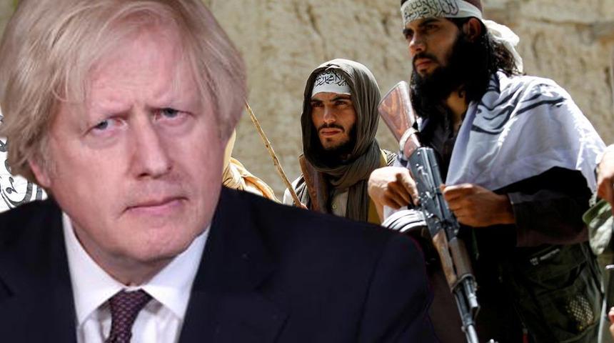 Taliban'dan Boris Johnson'a &ccedil;ağrı! "Arkasında onlar vardı"