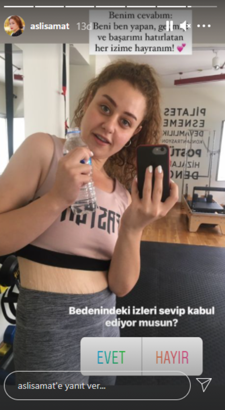 Oyuncu Aslı Samat'tan spor paylaşımı: "Geçmişi ve başarılarımı hatırlatan her ize hayranım!" G4