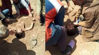 Öldü sanılan çocuğu çobanlar toprağa gömerek kurtardı