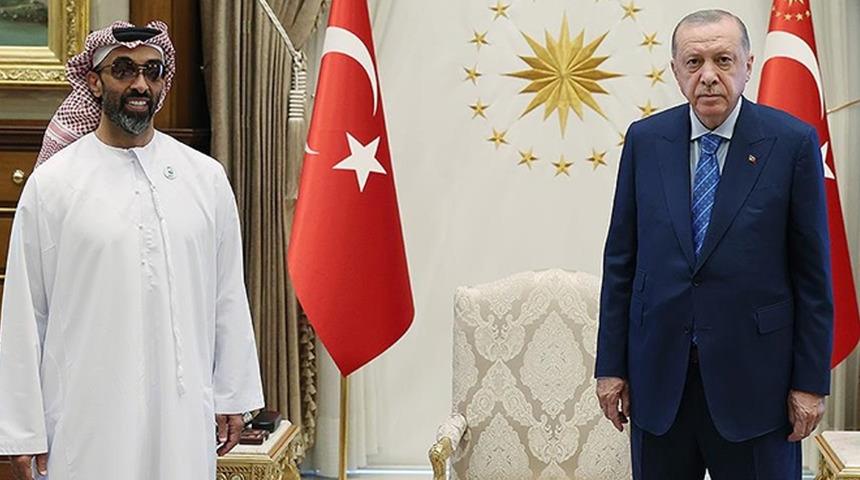 Cumhurbaşkanı Erdoğan, BAE Ulusal Güvenlik Danışmanı Al Nahyan'ı kabul etti