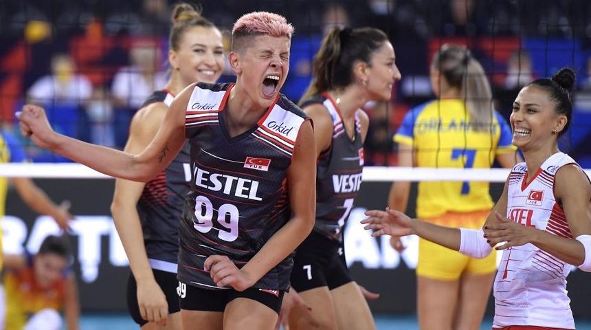 A Milli Voleybol Takımı, Avrupa Voleybol Şampiyonası'na galibiyetle başladı