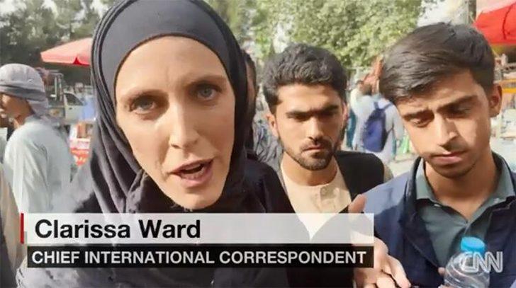 Taliban yönetimindeki Afganistan'da CNN ekibine saldırı! Her şey canlı yayında yaşandı G1