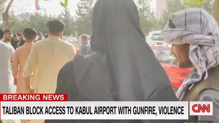 Taliban yönetimindeki Afganistan'da CNN ekibine saldırı! Her şey canlı yayında yaşandı G4