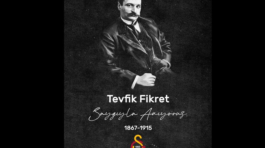 Galatasaray'dan Tevfik Fikret için anma mesajı