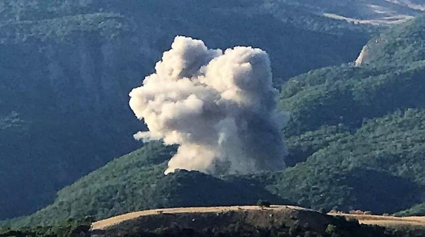 Tunceli'de ormanı ateşe veren PKK'lılara operasyon: 1 terörist öldürüldü