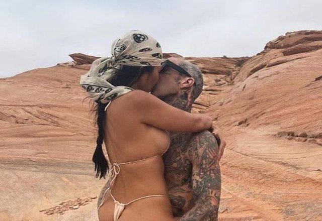 Kourtney Kardashian ve Travis Barker’dan aşk dolu paylaşımı