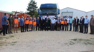 Bolu'dan sel felaketinin yaşandığı Kastamonu'ya yardım tırı gönderildi