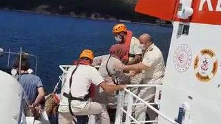 Heybeliada’da vatandaşların tahliye anı kamerada