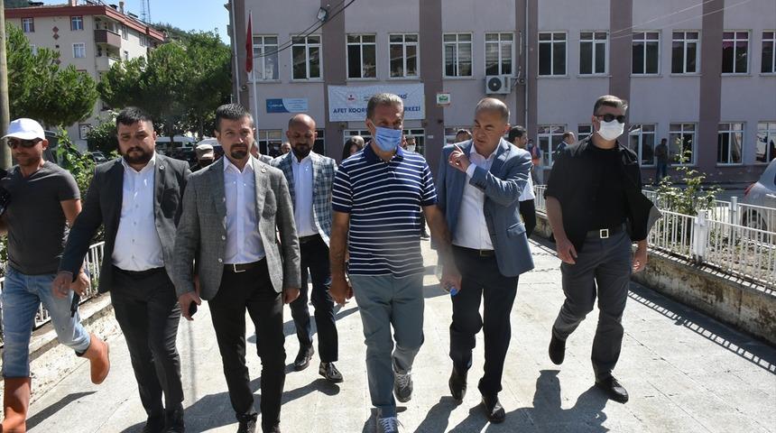 Türkiye Değişim Partisi Genel Başkanı Mustafa Sarıgül, Bozkurt'u ziyaret etti