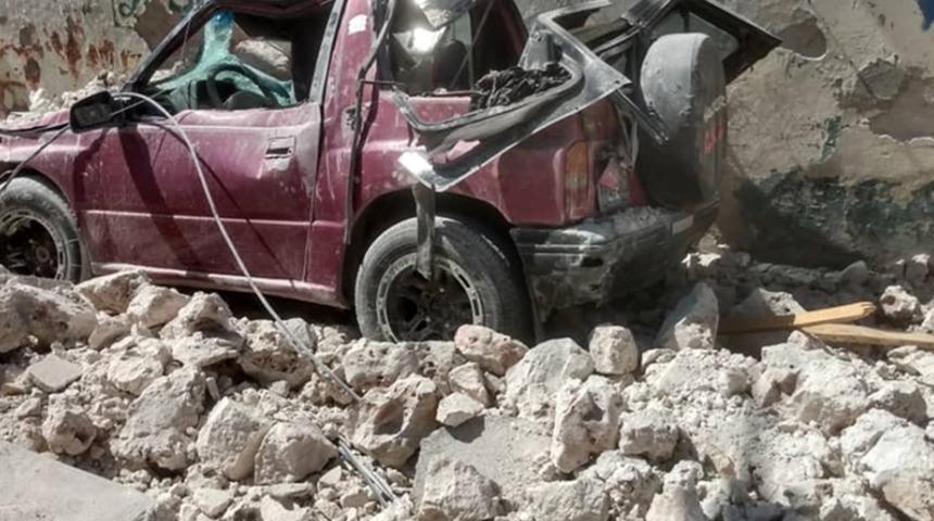 Haiti'de 7,2 büyüklüğündeki depremde ölü sayısı yükseliyor