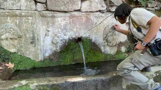 İznik'teki iki bin yıllık lahiti gören şok oluyor! İçinden su akıyor