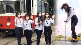 İstanbul'un kadın makinistleri görev başında