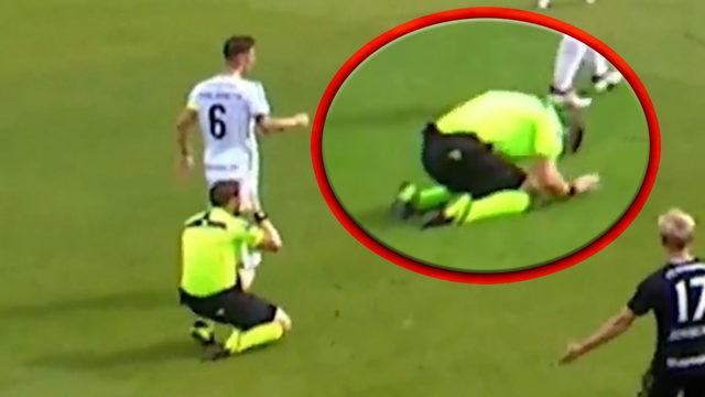 Hakem verdiği karardan pişman oldu, adeta yıkıldı!