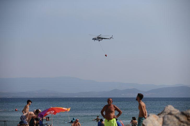 GÜNCELLEME 3 - Kazdağları'nda çıkan orman yangınının ilerlemesi önlendi, müdahale sürüyor G2