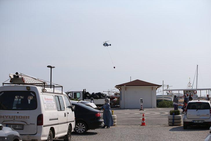 GÜNCELLEME 3 - Kazdağları'nda çıkan orman yangınının ilerlemesi önlendi, müdahale sürüyor G3