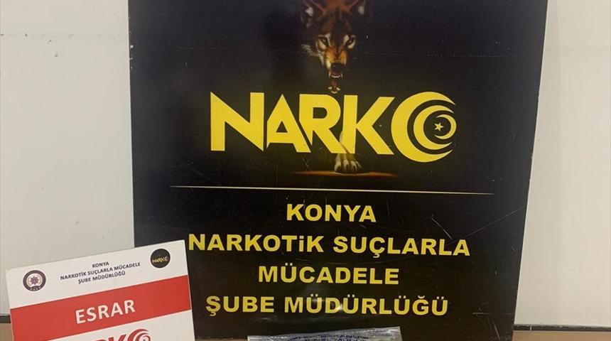 Konya'da uyuşturucu operasyonlarında yakalanan 37 zanlıdan 11'i tutuklandı