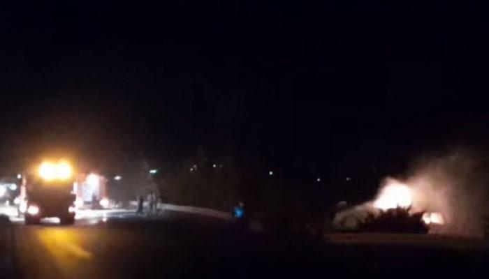 Yakıt tankeri alev topuna döndü! Sürücü yanarak hayatını kaybetti