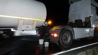 Bolu Dağı'nda korkutan anlar! Tehlikeli madde sızıntısı trafiği durdurdu