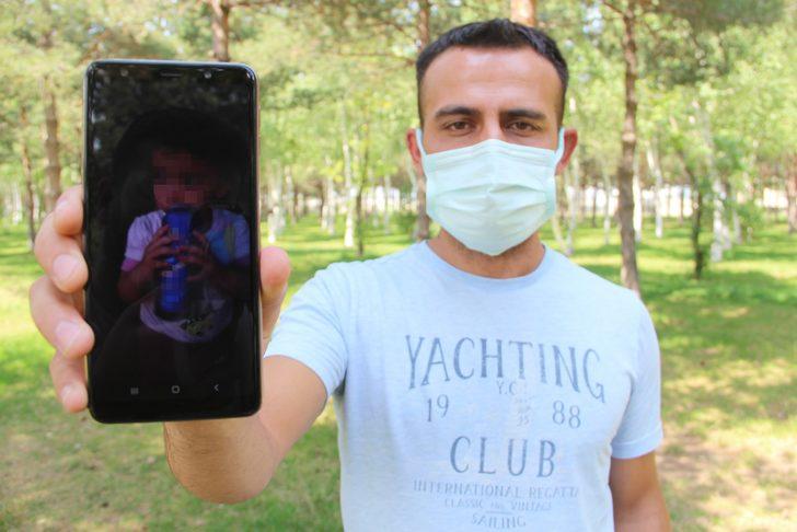 Üç yaşındaki kız çocuğuna alkol içirip fotoğraflarını çekmiş! G3