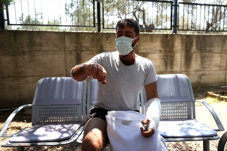 Kazdağları'nda yangın söndürme çalışmasına yardım ederken ayının saldırdığı Özkan Kaya, olayı anlattı: G2