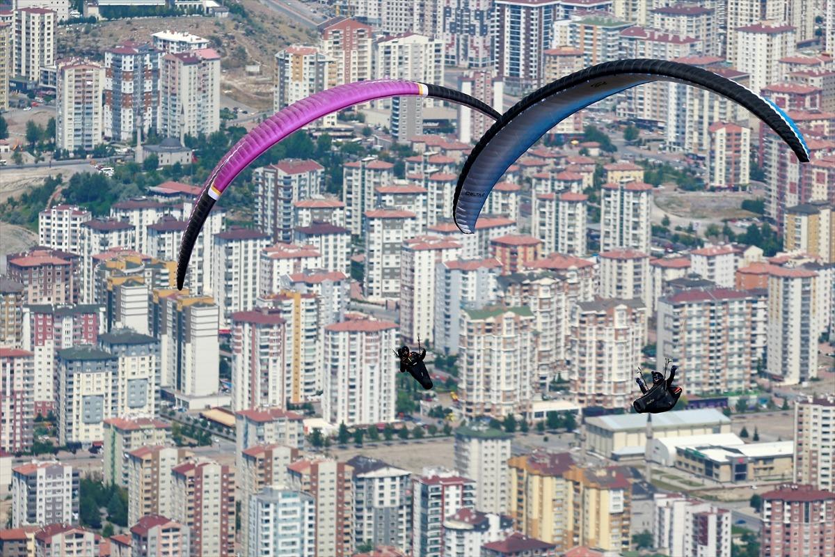 12. Ali Dağı Yama&ccedil; Paraş&uuml;t&uuml; Mesafe Şampiyonası, Kayseri'de başladı