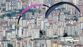 12. Ali Dağı Yamaç Paraşütü Mesafe Şampiyonası, Kayseri'de başladı